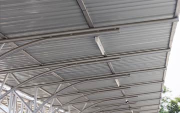 installing Biddick Hall metal roofing